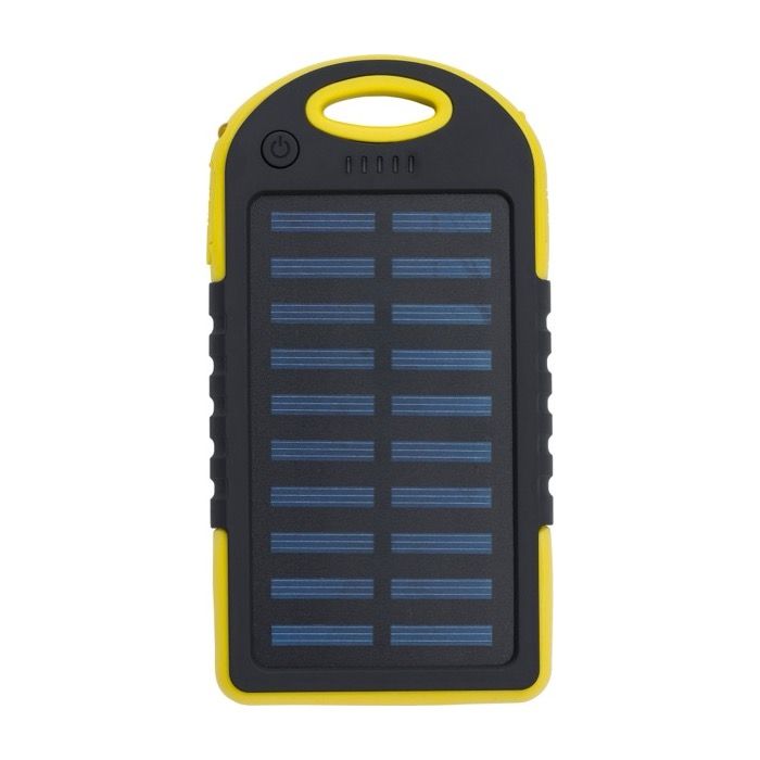 Batterie externe solaire avec lampe latérale 4.000 mAh