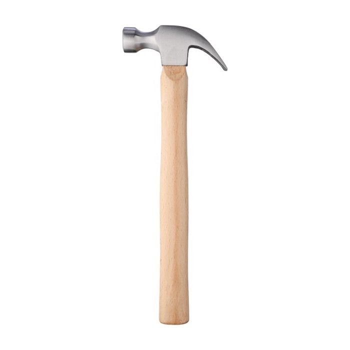 Marteau avec corps en bois de hêtre et tête en acier