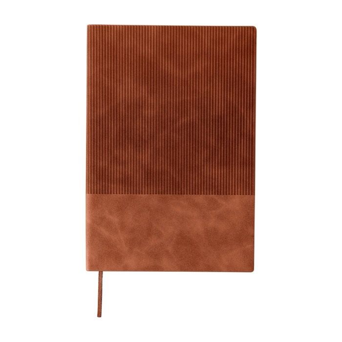 Carnet avec effet velours sur la couverture feuilles lignées A5