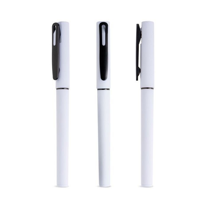 Roller recyclé corps gomme écriture douce encre noire