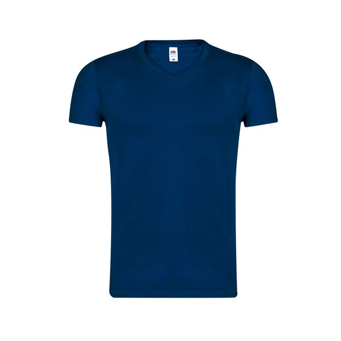 T-shirt publicitaire col en V coton 150 g/m2 avec zone d'impression