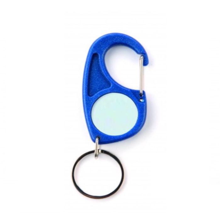 Porte-clés à deux faces avec mousqueton et attache pour toute occasion