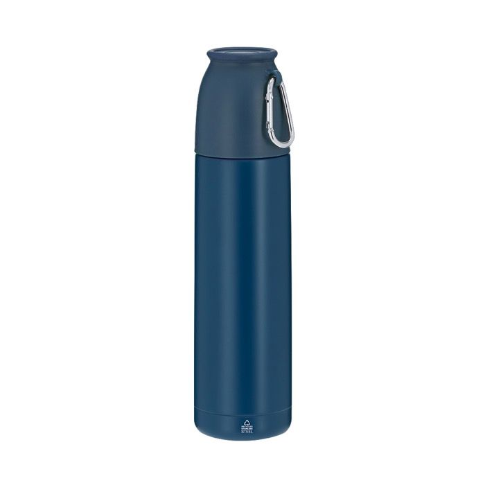 Thermos avec tasse de 120 ml en acier inoxydable recyclé 500 ml