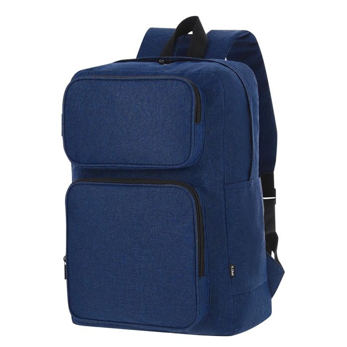 Sac à dos en polyester RPET souple pour tablette et ordinateur 15"