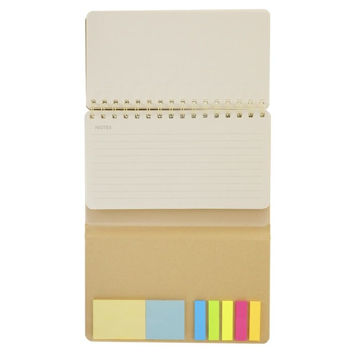 Carnet avec planificateur hebdomadaire pliable et bloc-notes A5