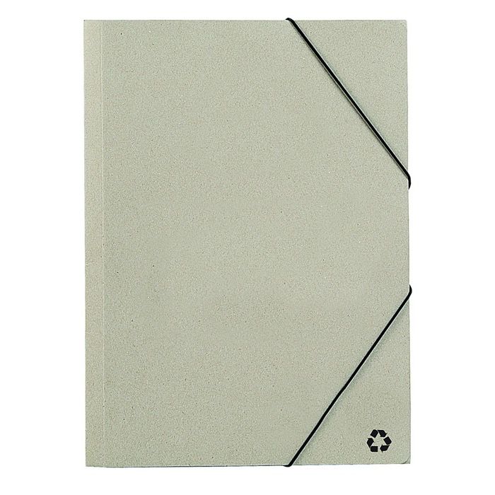 Chemise écologique en carton recyclé avec fermeture élastique