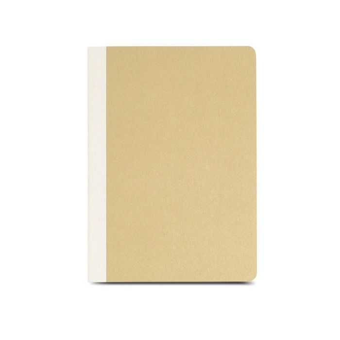 Bloc-notes couverture en carton de fibres naturelles A5 papier 80 g/m²