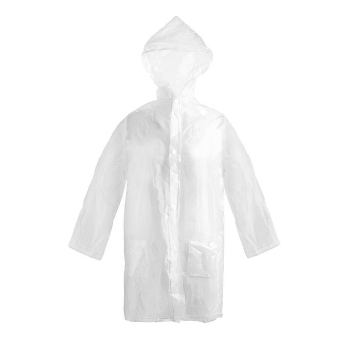 Imperméable transparent pour enfants avec housse et capuche incluses