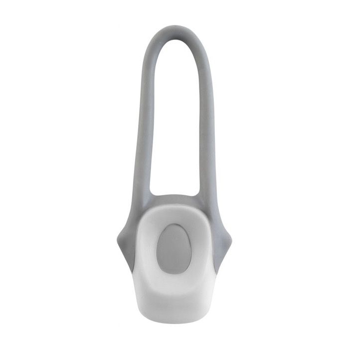 Lumière pour vélo avec 2 LED et sangle en silicone pour fixation
