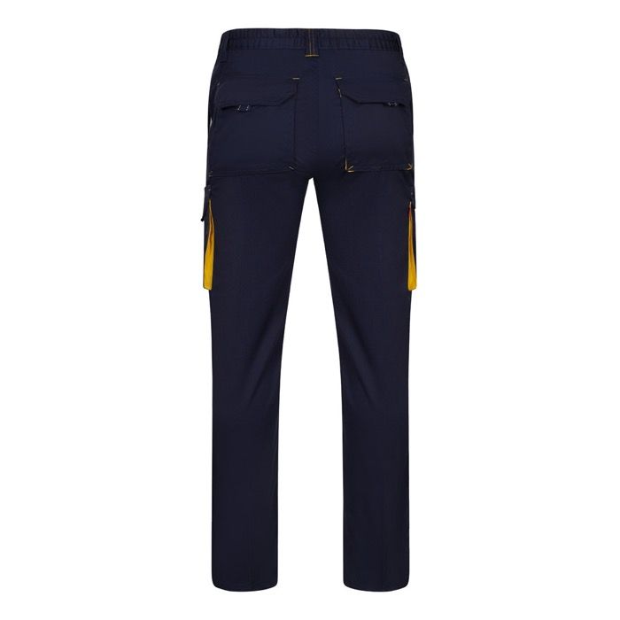 Pantalon de travail avec plusieurs poches en bicolore 240 g/m² 
