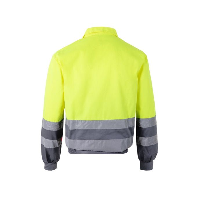 Veste de travail bicolore avec bandes réfléchissantes 210 g/m² 