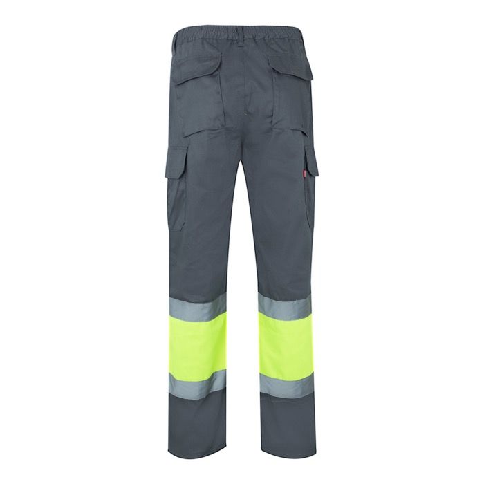 Pantalon de travail multipoches en polyester et coton 210 g/m² 