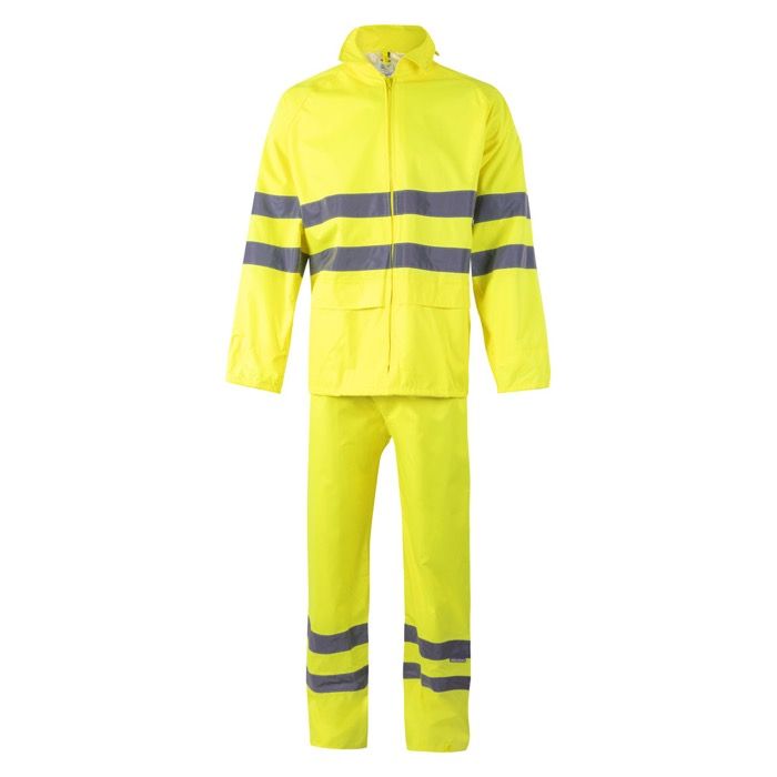 Habit de pluie de travail polyester réfléchissant 130 g/m²