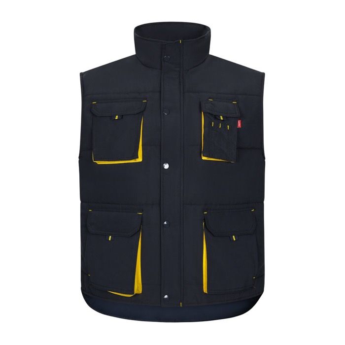 Gilet de travail multipoches avec fermeture éclair 120 g/m² 