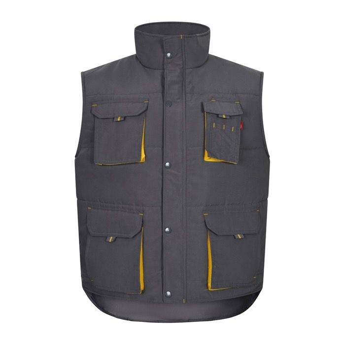 Gilet de travail unisexe multi-poches en polyester 120 g/m²
