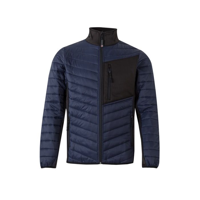Veste matelassée tissu extensible sur plusieurs zones 265 g/m² 