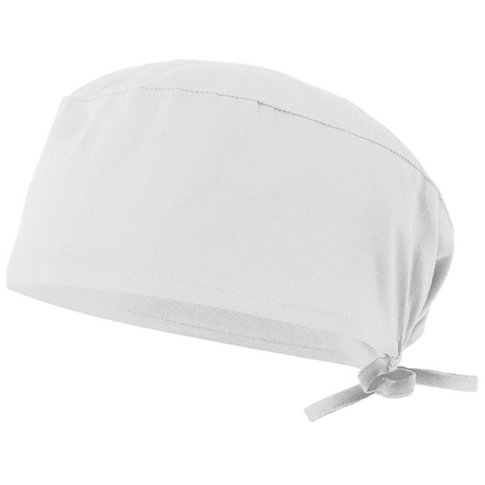 Bonnet sanitaire en sergé polyester et coton 190 g/m²