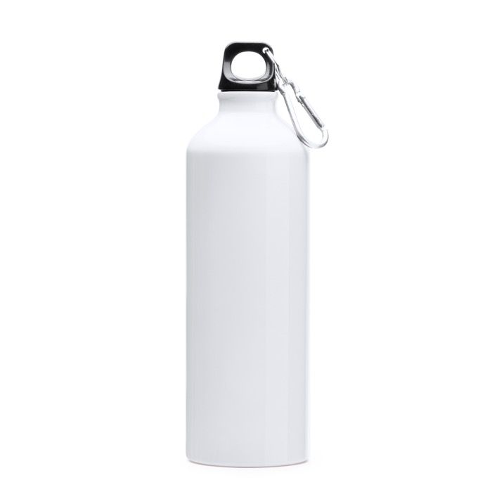 Bouteille en aluminium de grande taille avec mousqueton 800ml