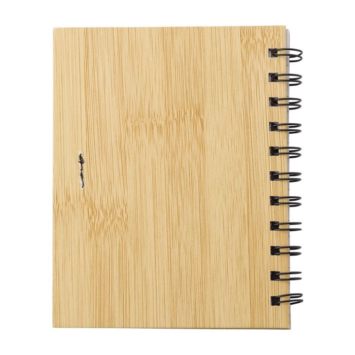 Carnet avec notes adhésives à l'intérieur, format A6, pages lignées