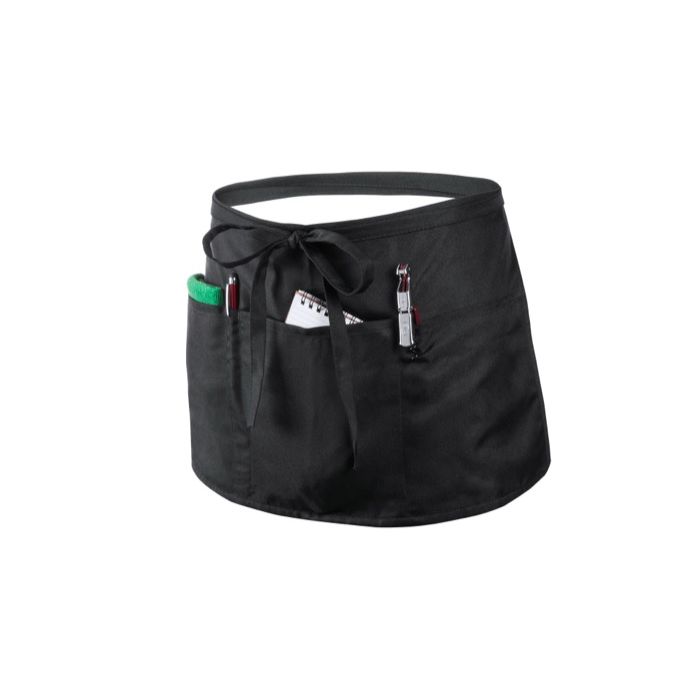 Tablier de polyester pour la taille avec plusieurs poches