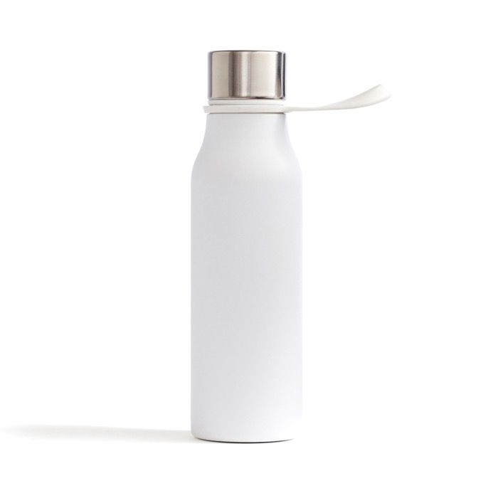 Gourde isotherme en inox avec couvercle anti-goutte et anse 450ml
