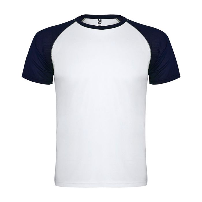 T-shirt de sport bicolore 140 g/m² Roly Direct Indianapolis 