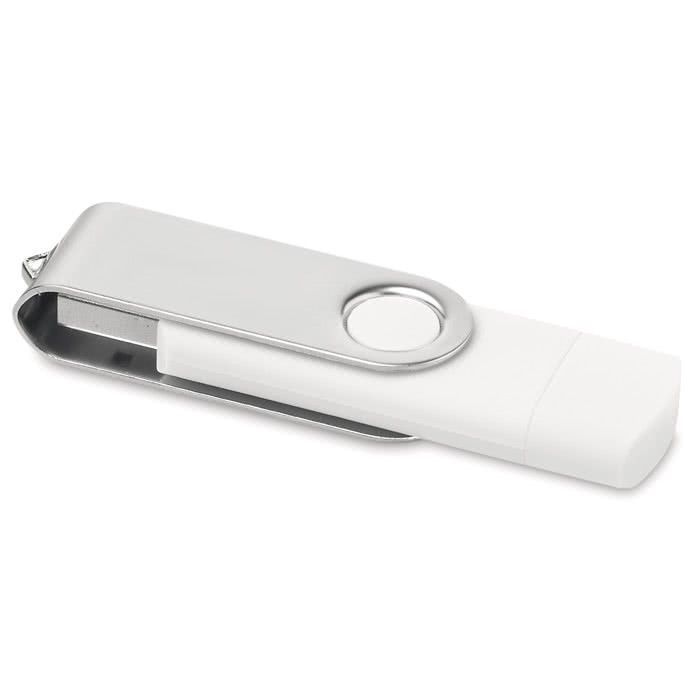 Clé USB personnalisée avec connexion portable avec zone d'impression