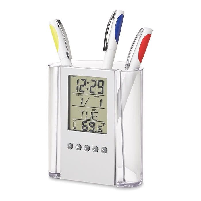 Boîte à crayons personnalisé avec calendrier avec zone d'impression