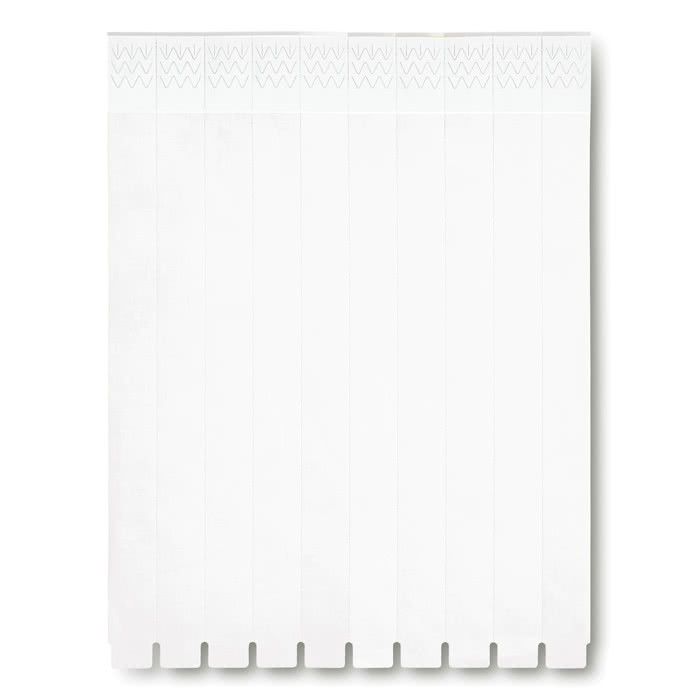 Bracelet Tyvek personnalisé couleur  orange troisième vue