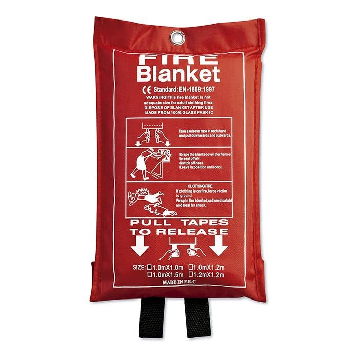 Couverture pour se protéger du feu