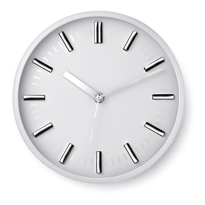 Horloge murale pour publicité couleur  blanc