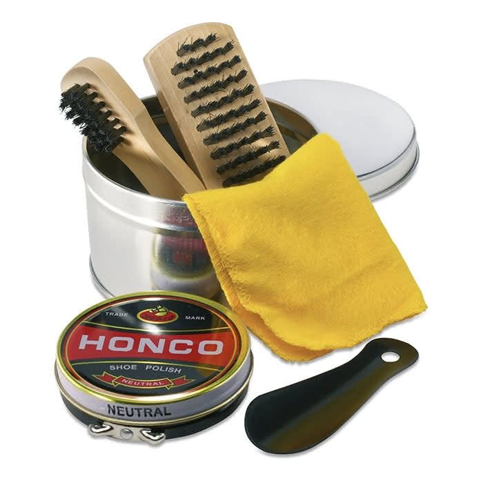 Kit nettoie chaussures pour offrir couleur  argenté brillant