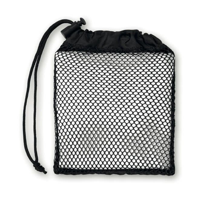 Serviette en microfibre personnalisée vue avec zone d'impression