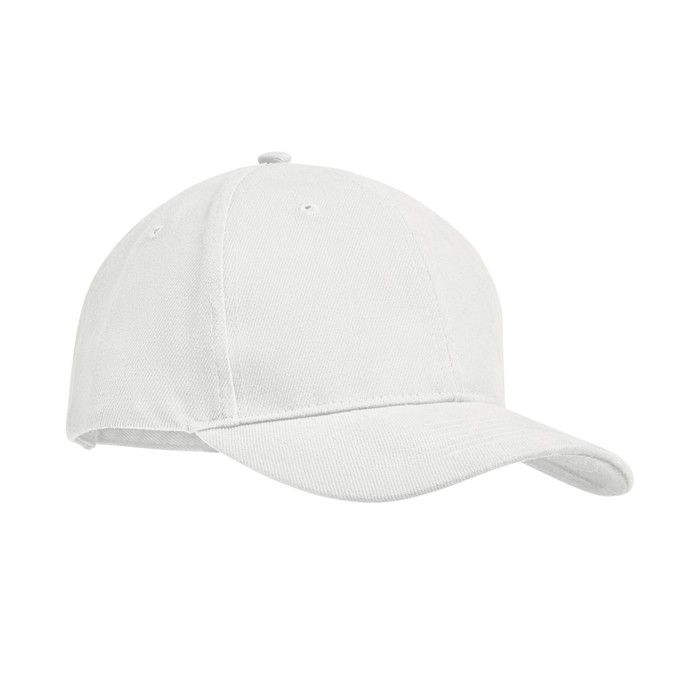 Casquette sérigraphiée de haute qualité vue avec zone d'impression
