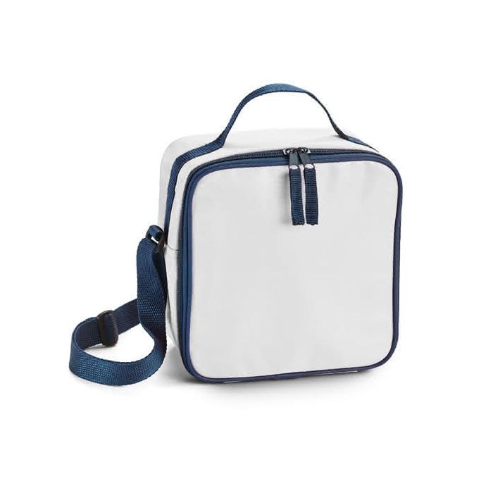 Sac isotherme publicitaire carré couleur rouge