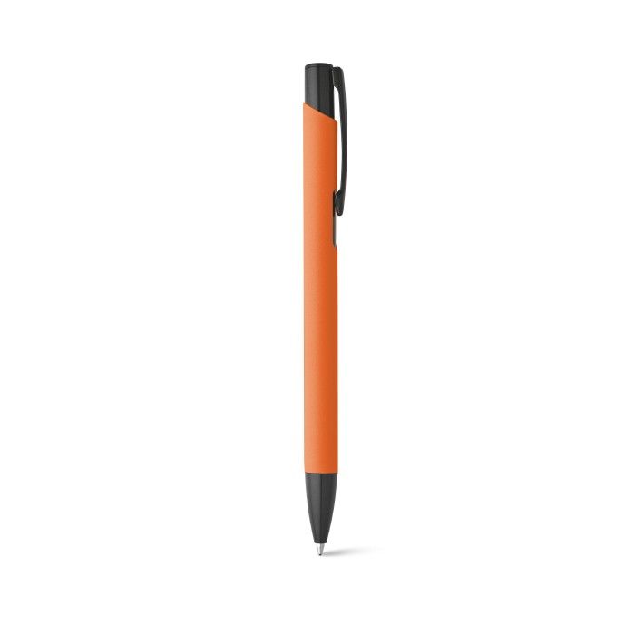 Stylo en aluminium avec le corps coloré avec zone d'impression