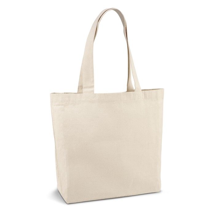 Tote bag personnalisé avec poche intérieure vue avec zone d'impression