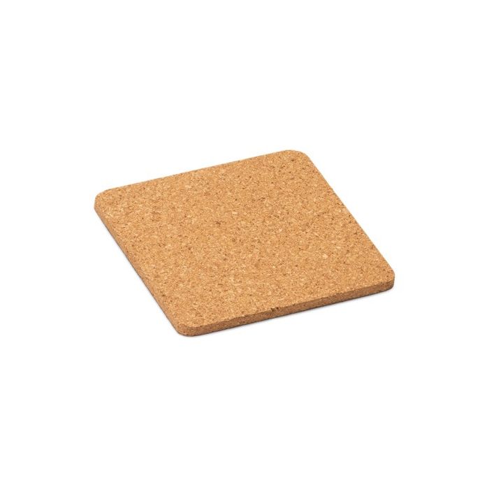 Dessous de verre personnalisé publicitaire carré avec zone d'impression