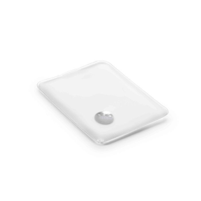 Chauffe-mains publicitaire couleur blanc avec zone d'impression