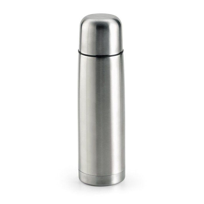 Bouteille thermos personnalisé en acier 500ml couleur argenté