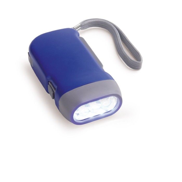 Belle lampe torche publicitaire couleur bleu