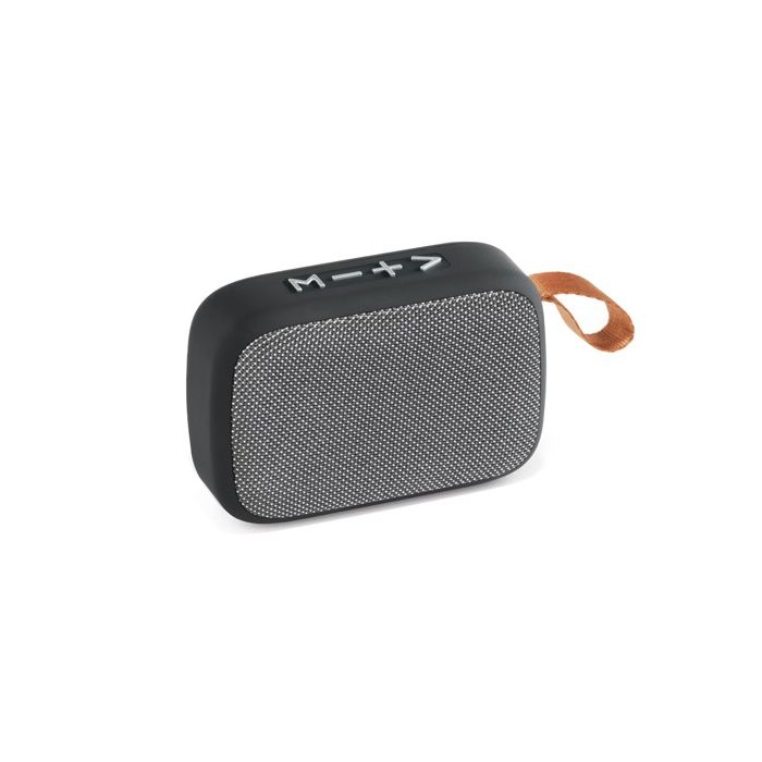 Enceinte Bluetooth minimaliste avec sangle couleur gris
