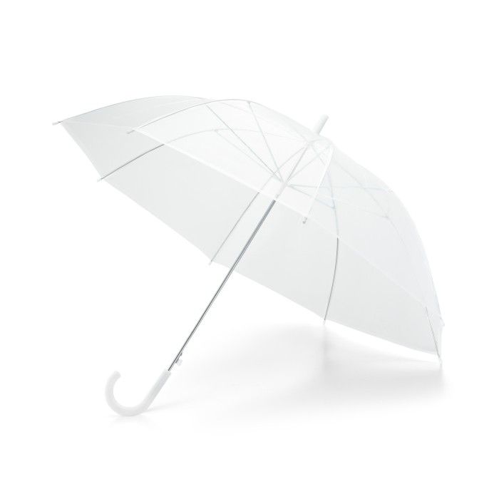 Parapluie transparent personnalisé avec zone d'impression