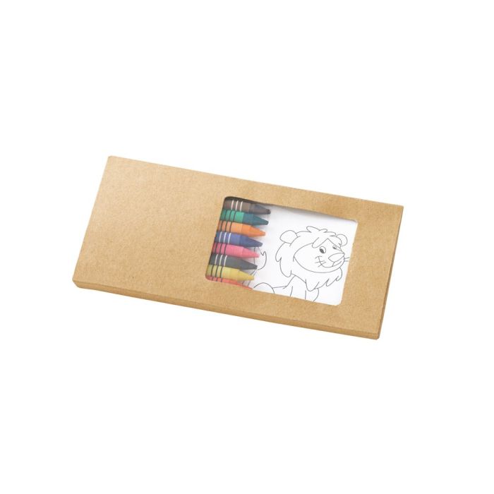 Boîte avec des feuilles de dessins à colorier avec zone d'impression