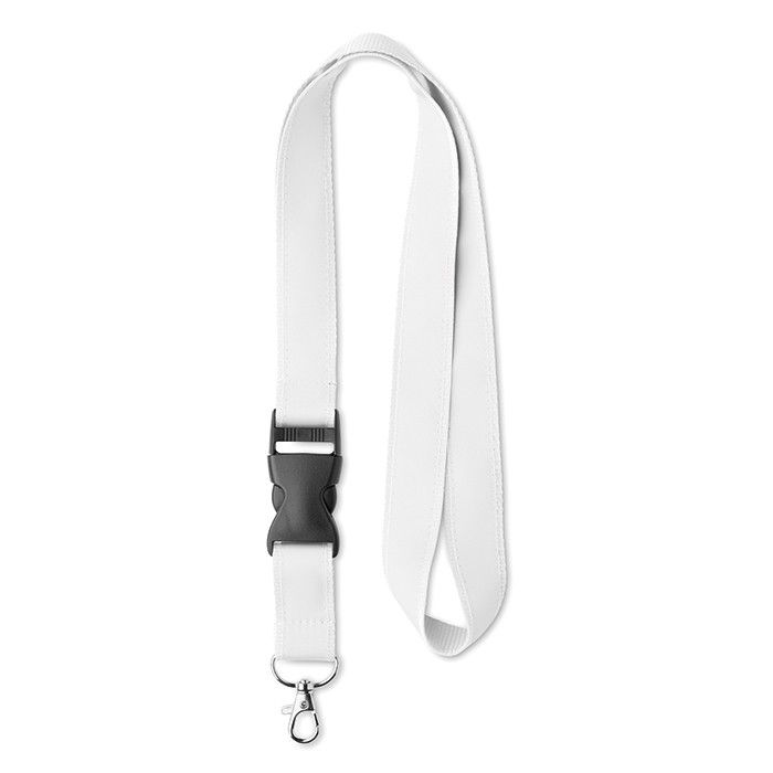 Lanyard personnalisé avec boucle détachable avec zone d'impression