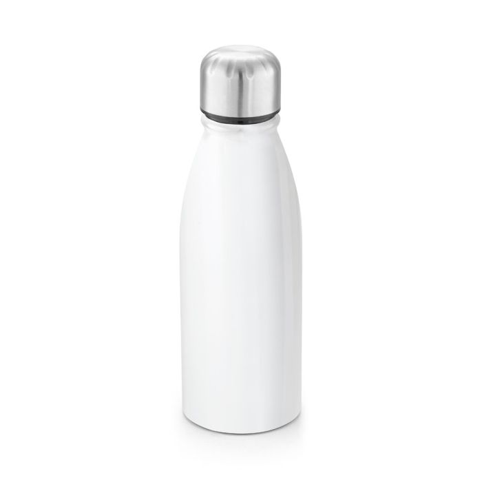 Bouteille personnalisable inox coloré avec zone d'impression