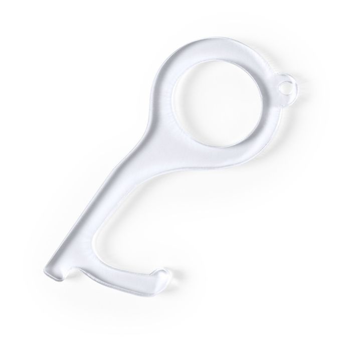 Porte-clés anti-contact pour surface avec zone d'impression