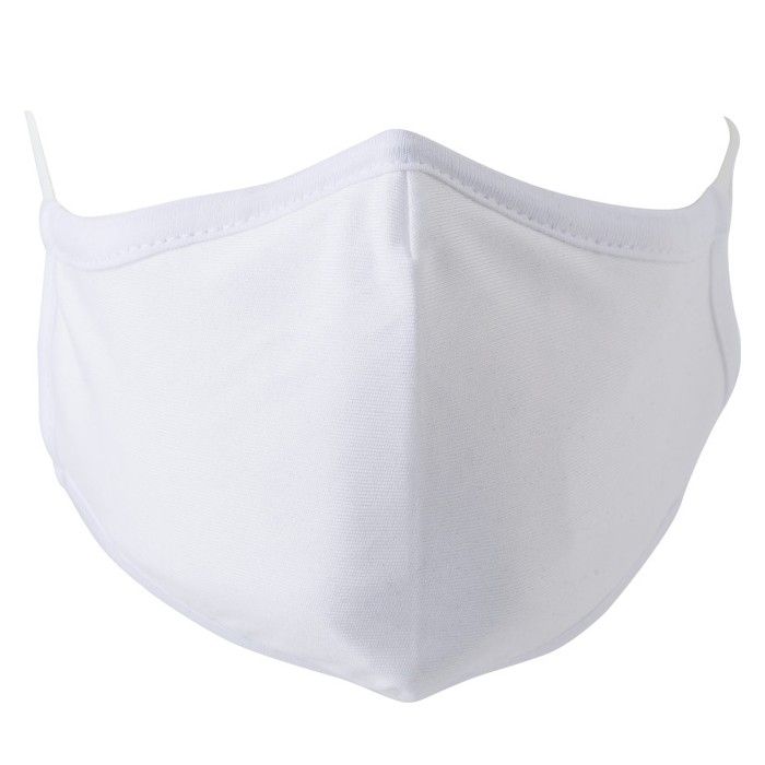 Masque en tissu personnalisable avec zone d'impression