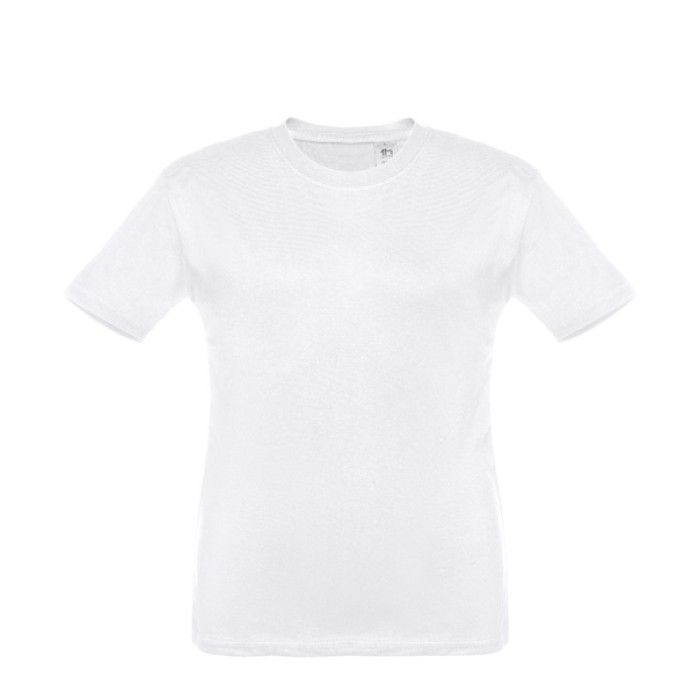 T-shirt personnalisé pour enfants pas cher en coton 150 g/m² THC Quito avec zone d'impression