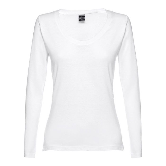T- shirt pour femme avec manches longues avec zone d'impression